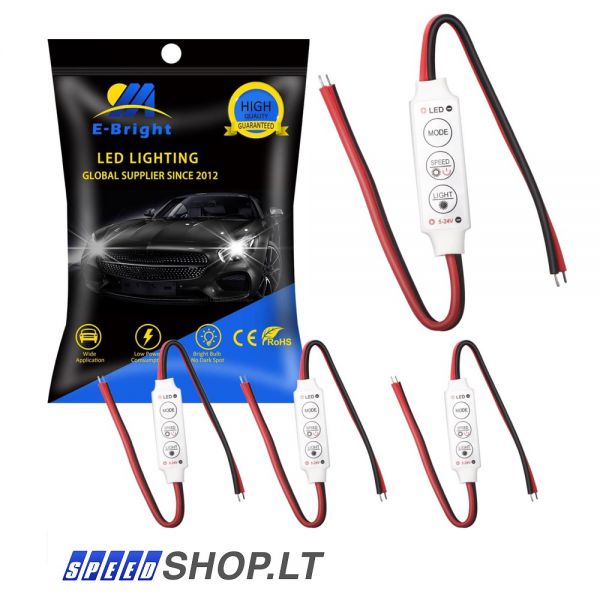 LED žibinto šviesos ir mirksėjimo modulis